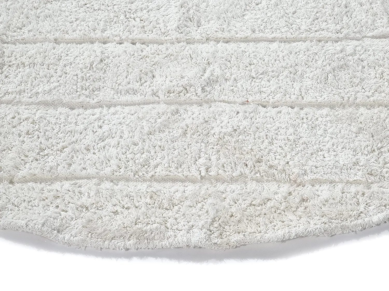 Rund matta - Willow Natural Cotton Shaggy (offwhite)
