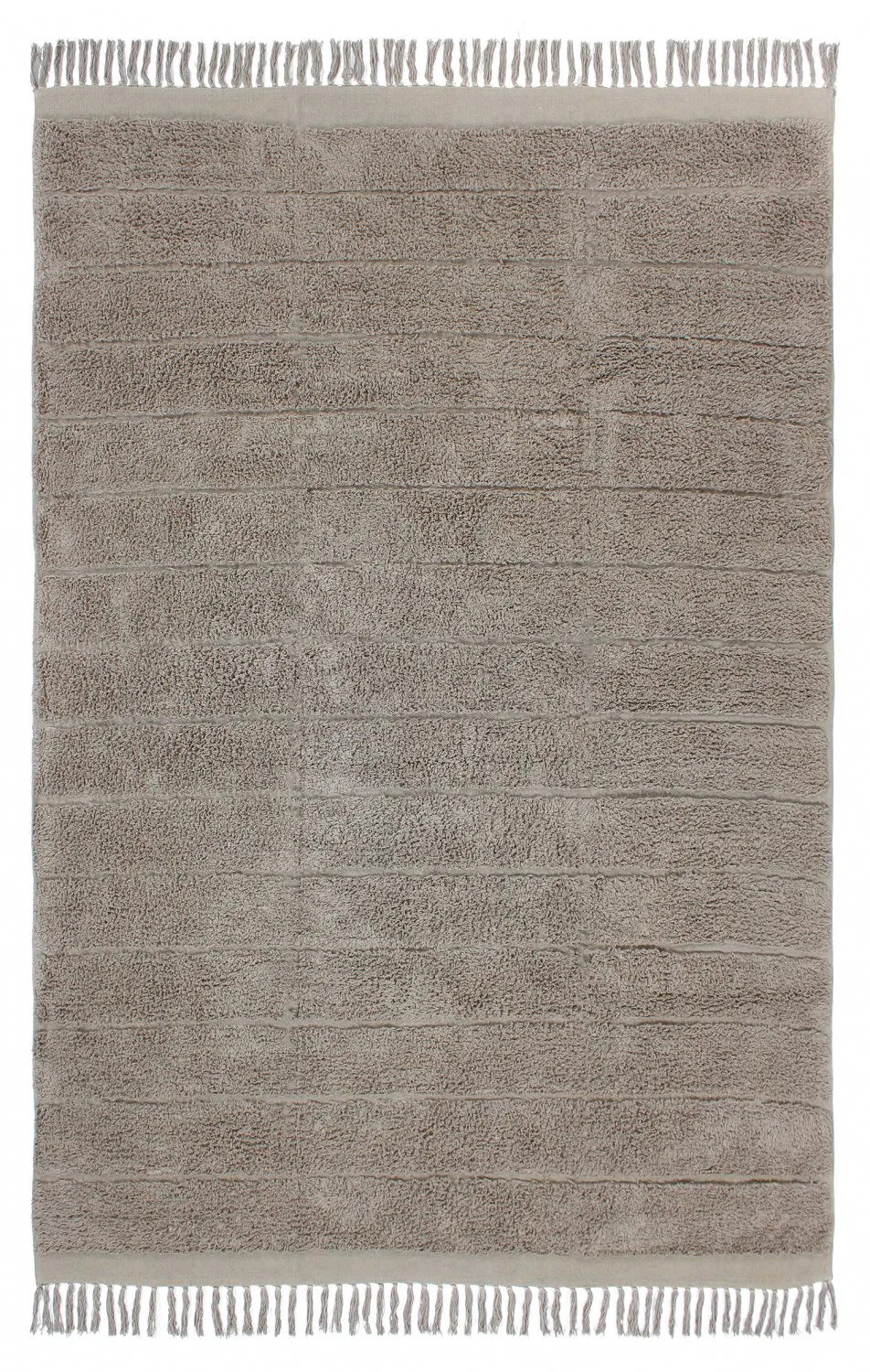 Ryamattor - Willow Natural Cotton Shaggy (taupe)
