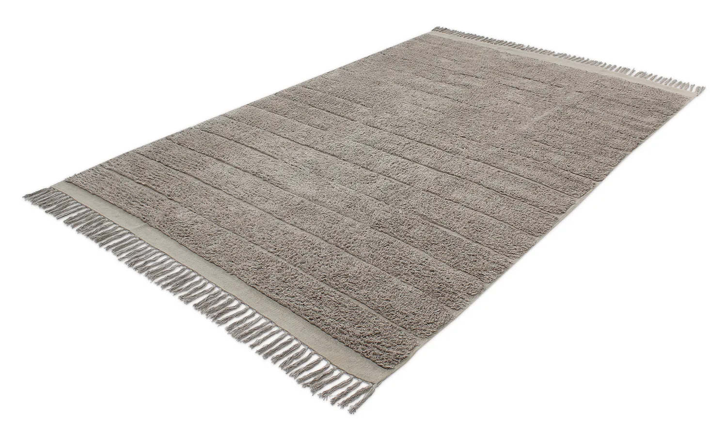 Ryamattor - Willow Natural Cotton Shaggy (taupe)