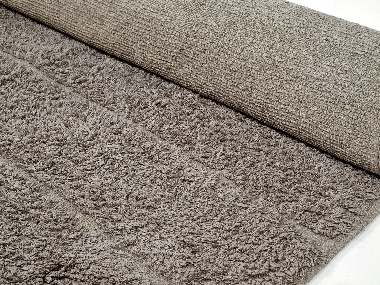 Ryamattor - Willow Natural Cotton Shaggy (taupe)