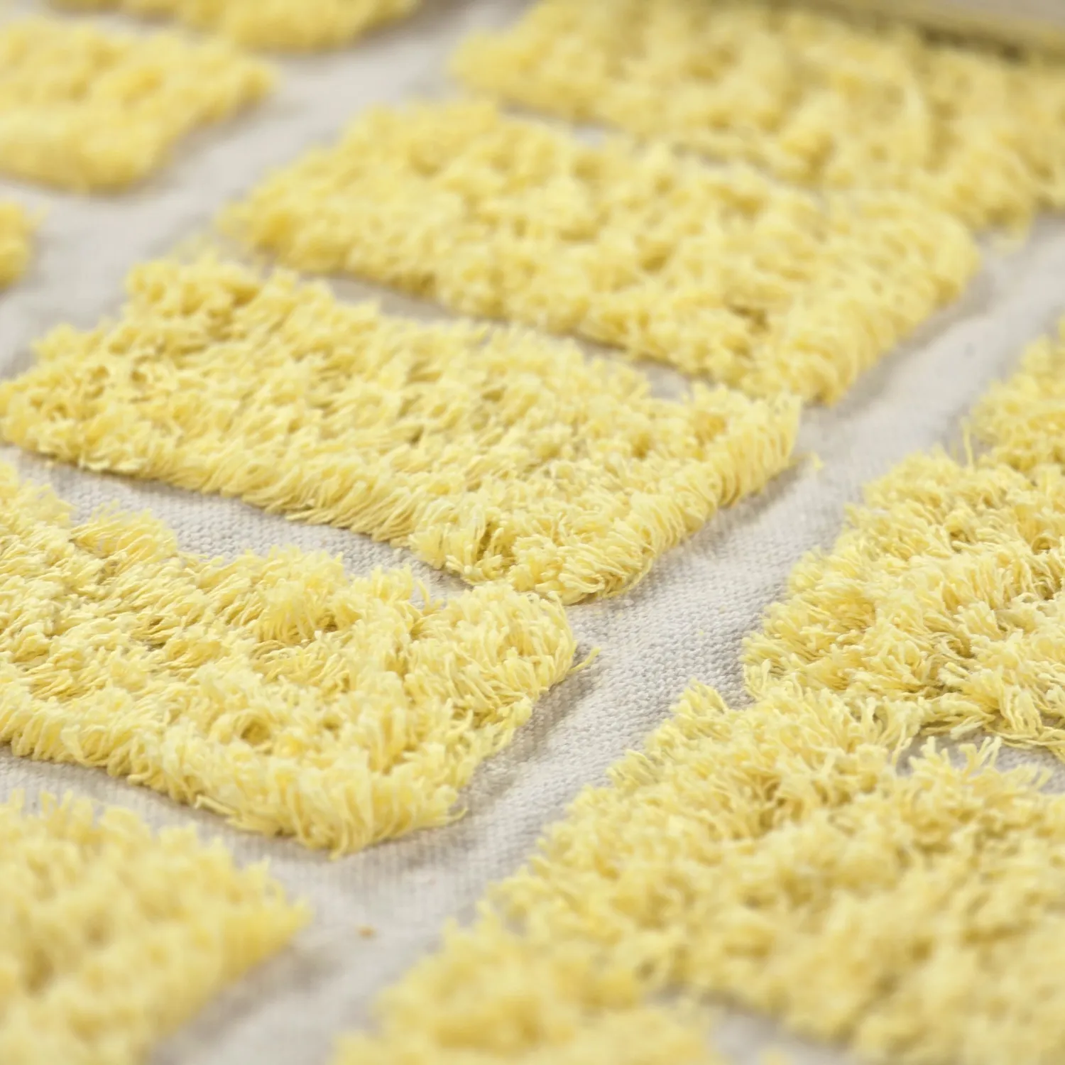 Ryamattor - Zola Natural Cotton Shaggy (gul)
