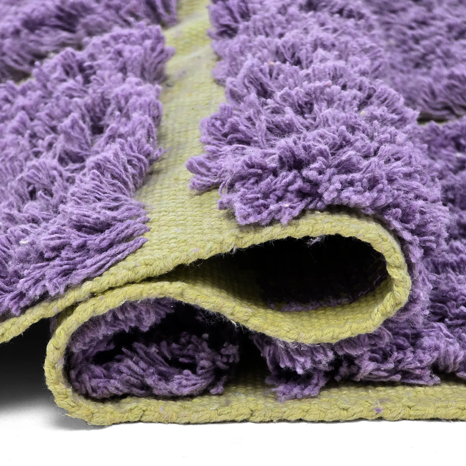 Ryamattor - Zola Natural Cotton Shaggy (lila)