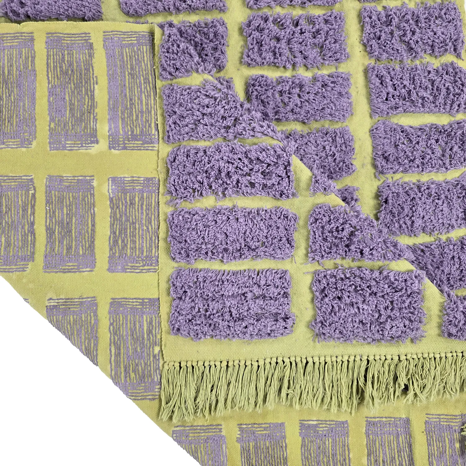 Ryamattor - Zola Natural Cotton Shaggy (lila)