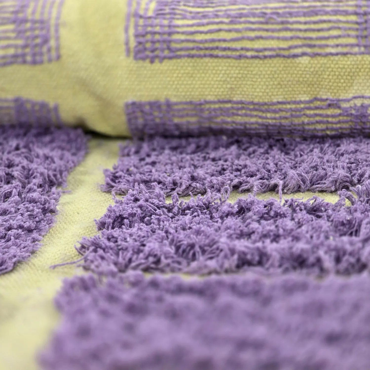 Ryamattor - Zola Natural Cotton Shaggy (lila)