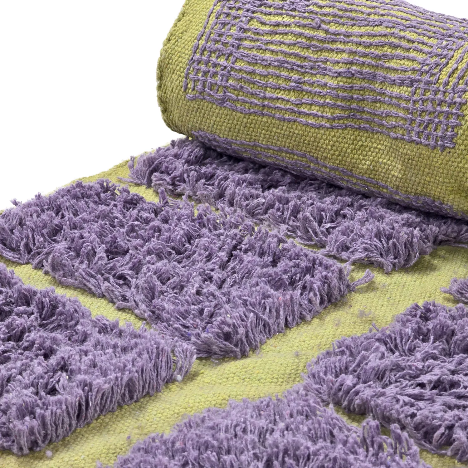 Ryamattor - Zola Natural Cotton Shaggy (lila)