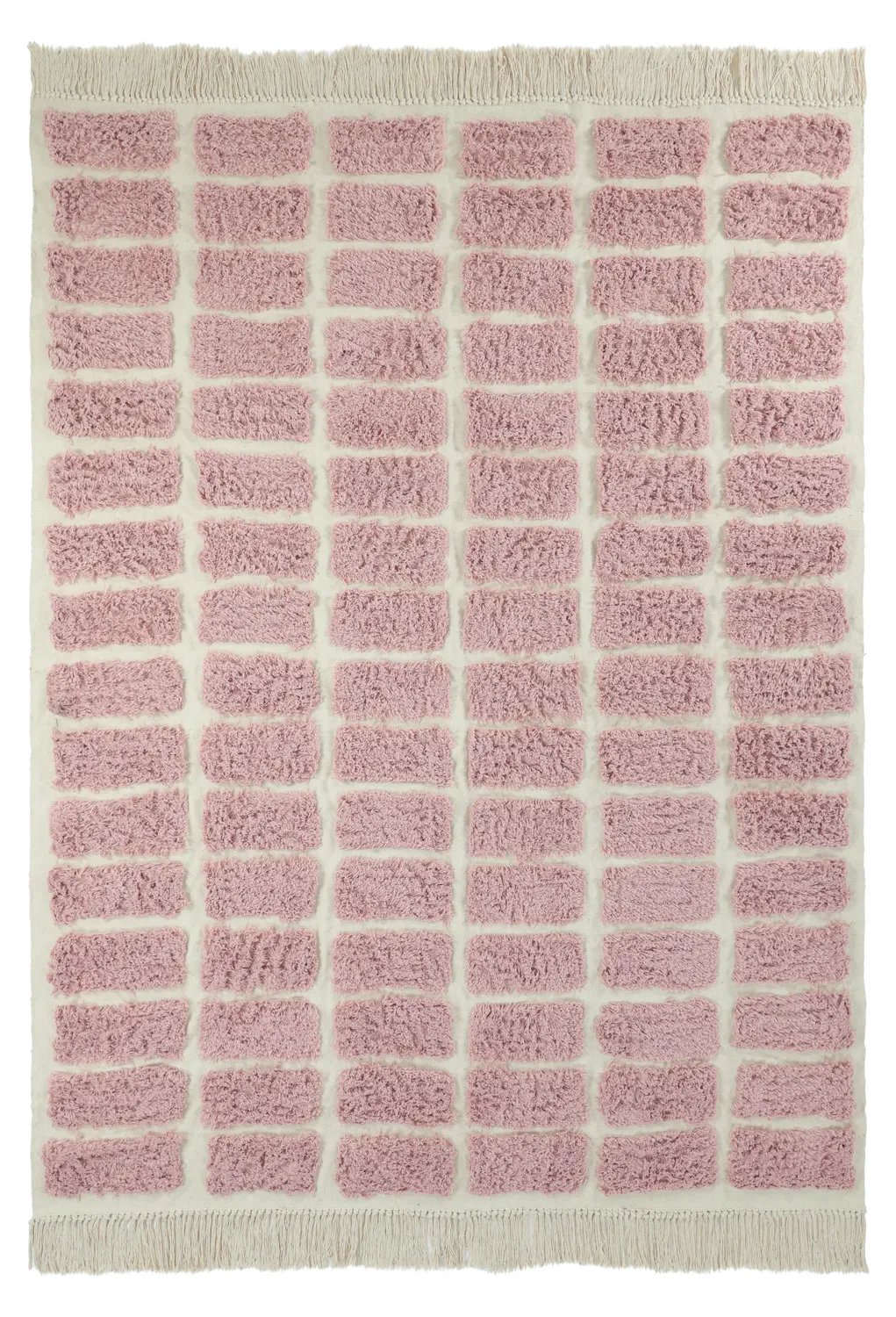 Ryamattor - Zola Natural Cotton Shaggy (rosa)