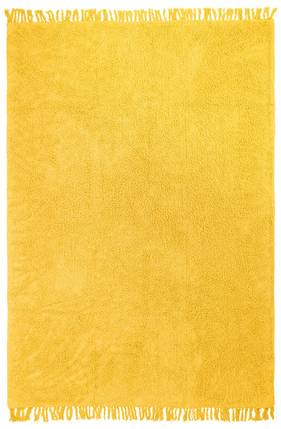 Ryamattor - Alba Natural Cotton Shaggy (gul)