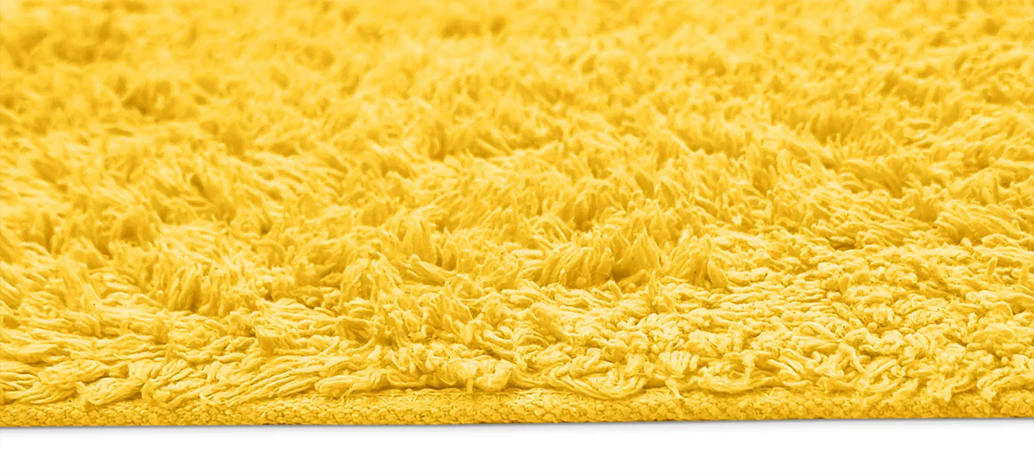 Ryamattor - Alba Natural Cotton Shaggy (gul)