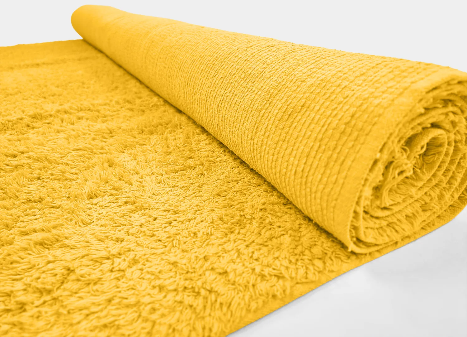 Ryamattor - Alba Natural Cotton Shaggy (gul)