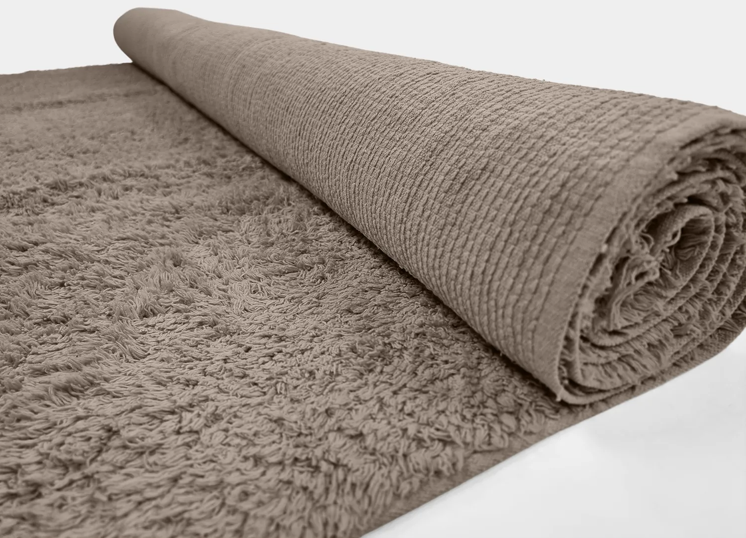 Ryamattor - Alba Natural Cotton Shaggy (taupe)