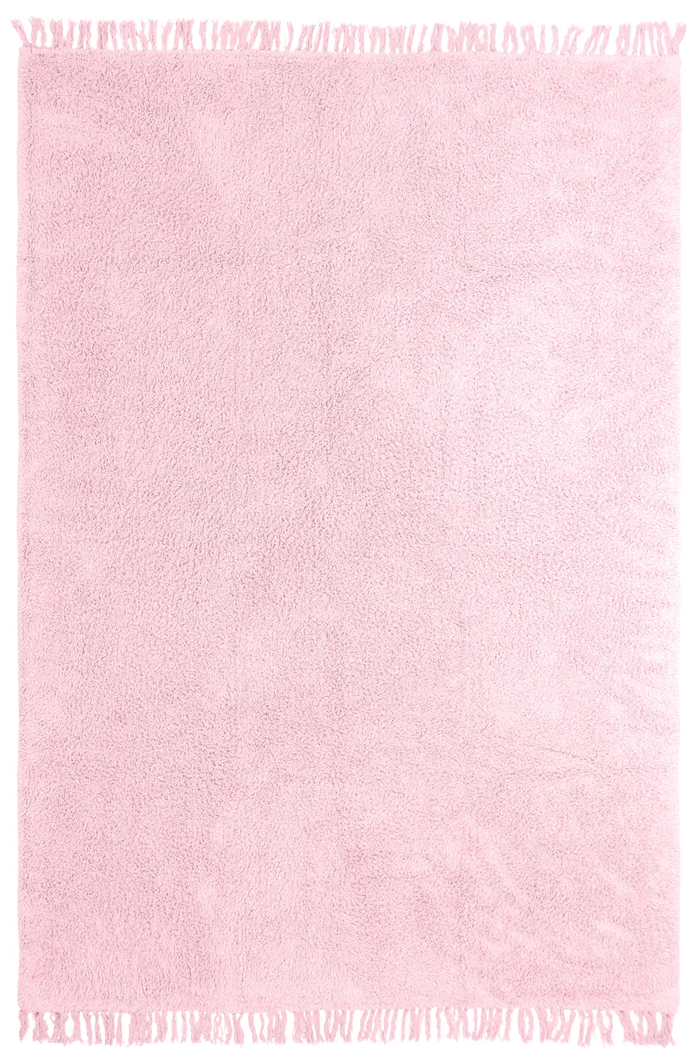 Ryamattor - Alba Natural Cotton Shaggy (ljusrosa)