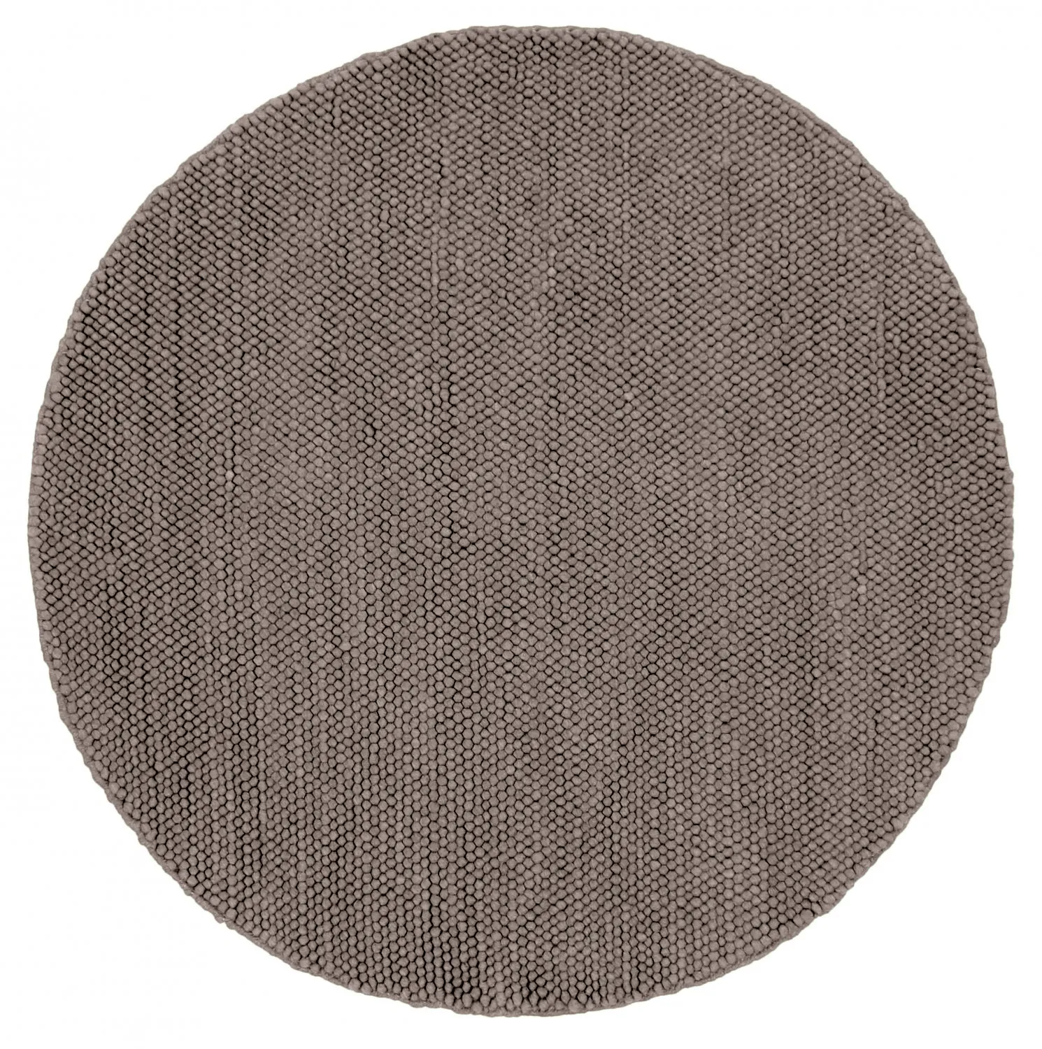 Rund matta - Avafors Wool Bubble (brun)