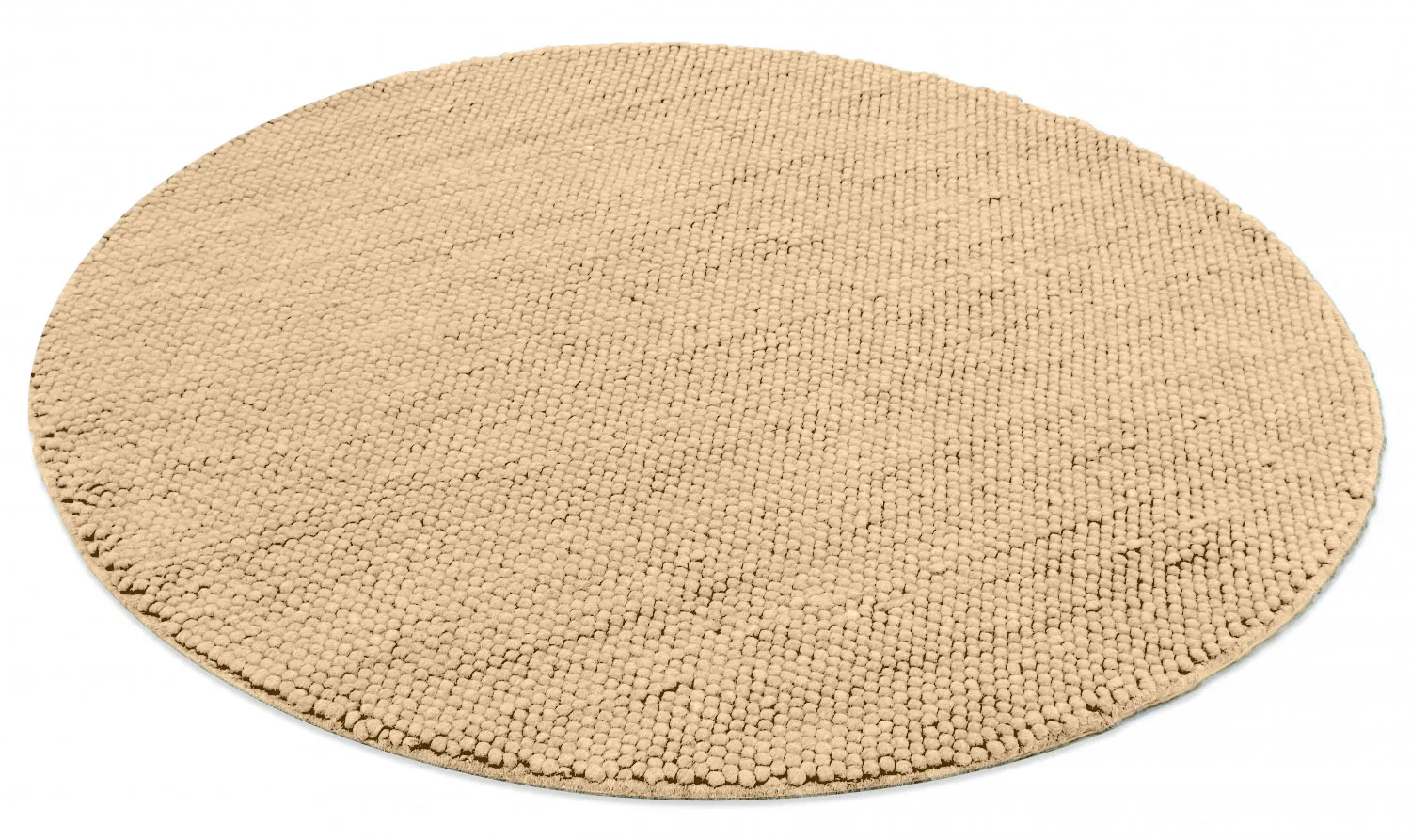 Rund matta - Avafors Wool Bubble (sand)