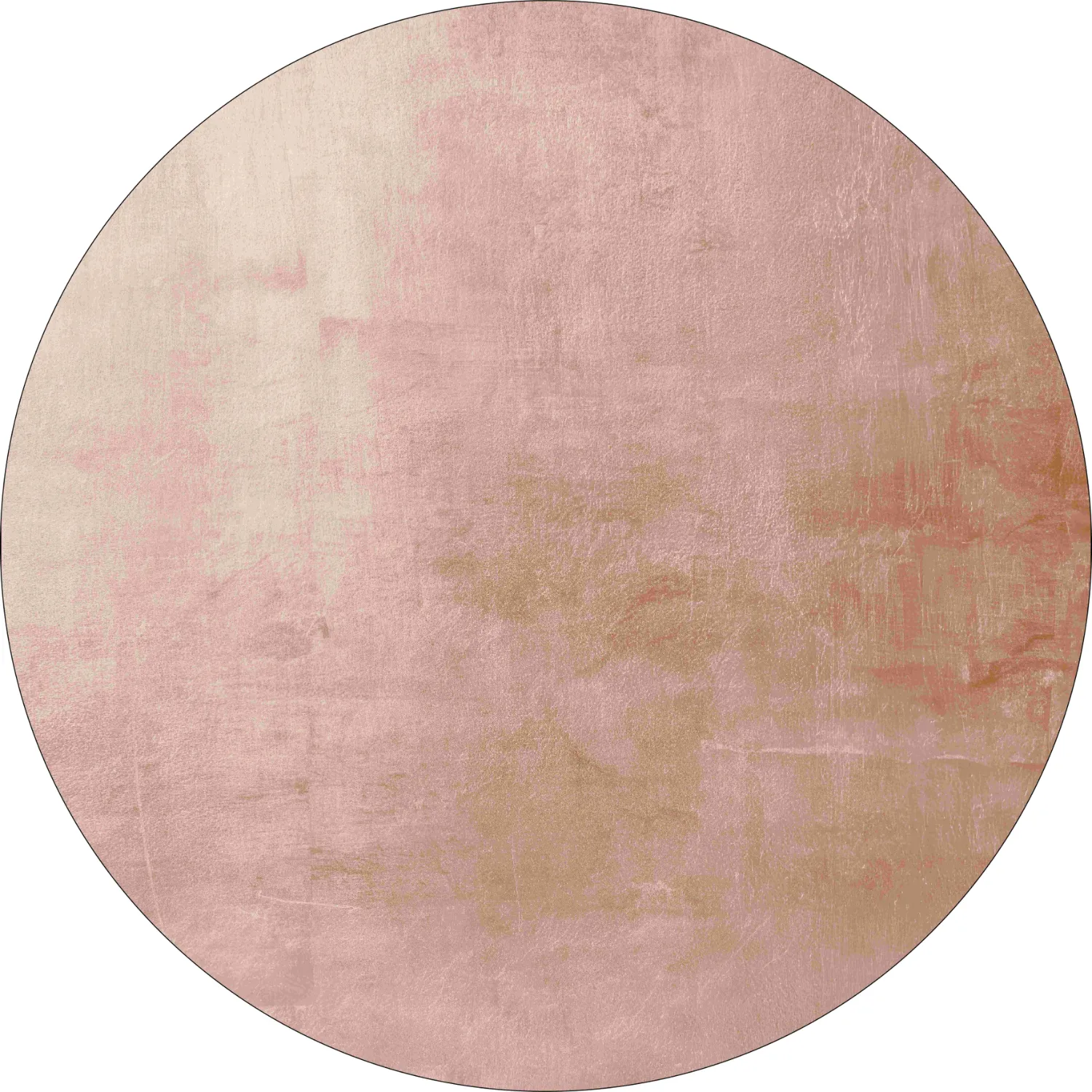 Rund matta - Artena (rosa)