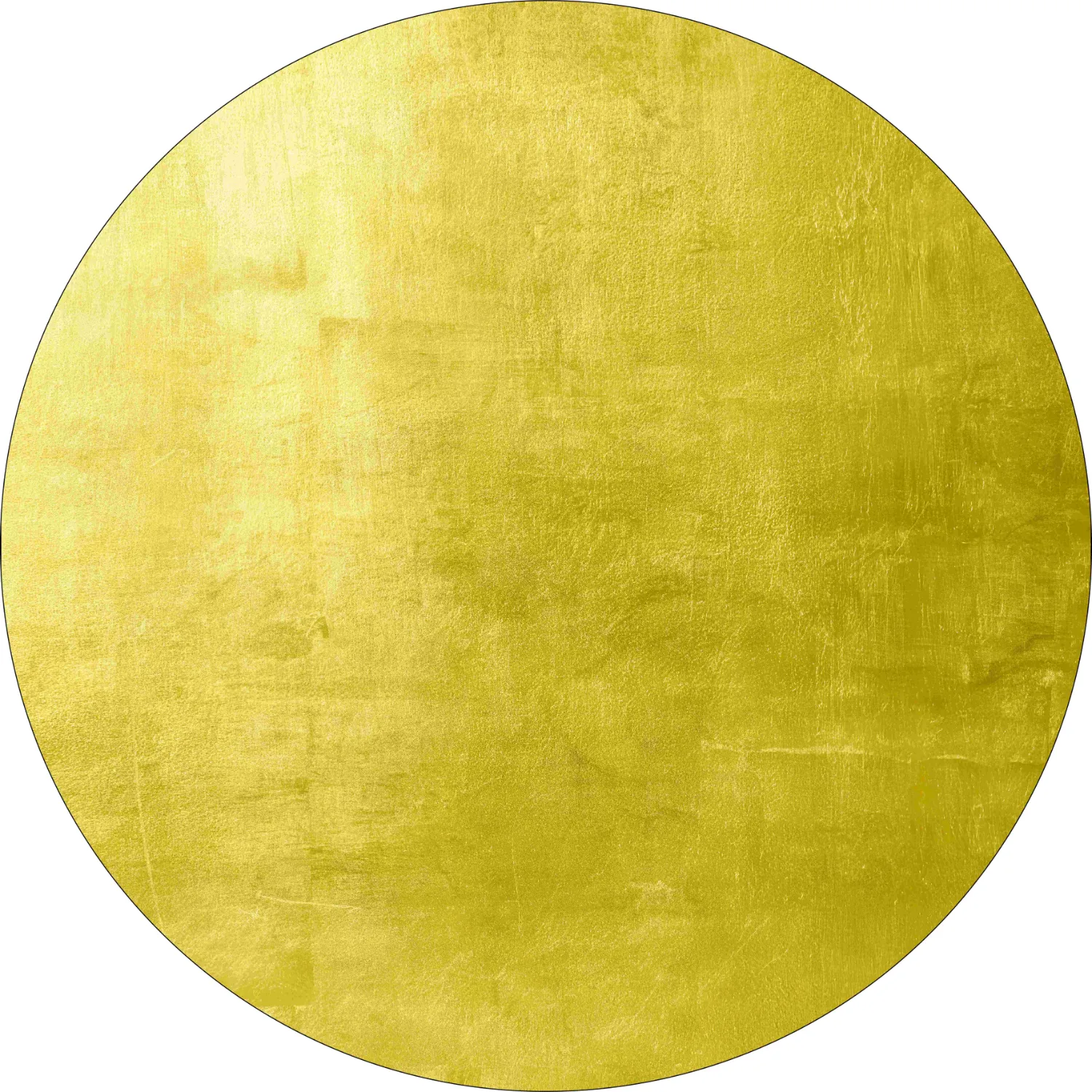 Rund matta - Artena (gul)