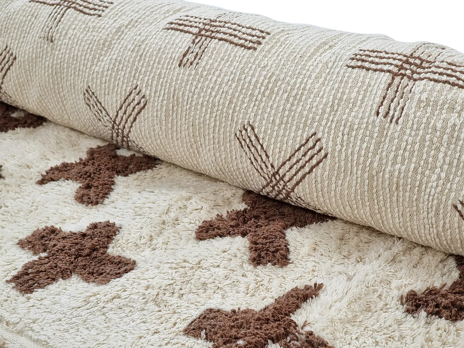 Ryamattor - Chesley Natural Cotton Shaggy (beige)