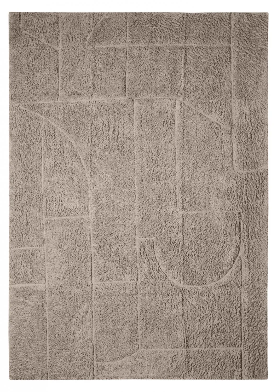 Ryamattor - Cremona Natural Cotton Shaggy (taupe)