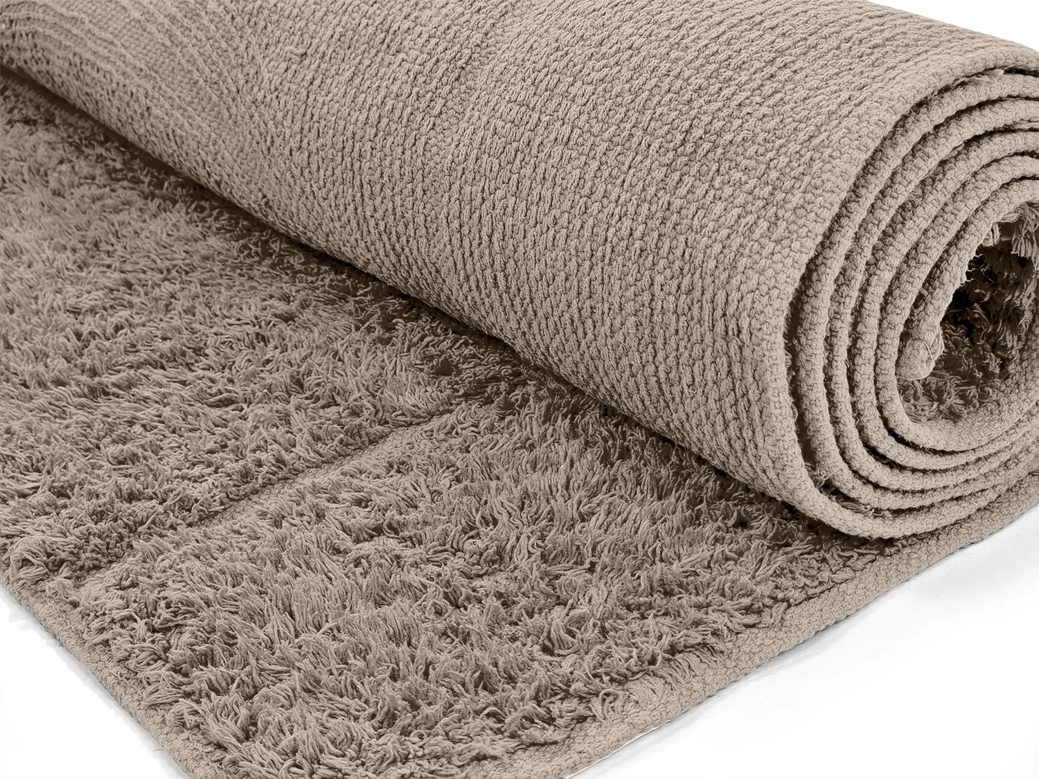 Ryamattor - Cremona Natural Cotton Shaggy (taupe)