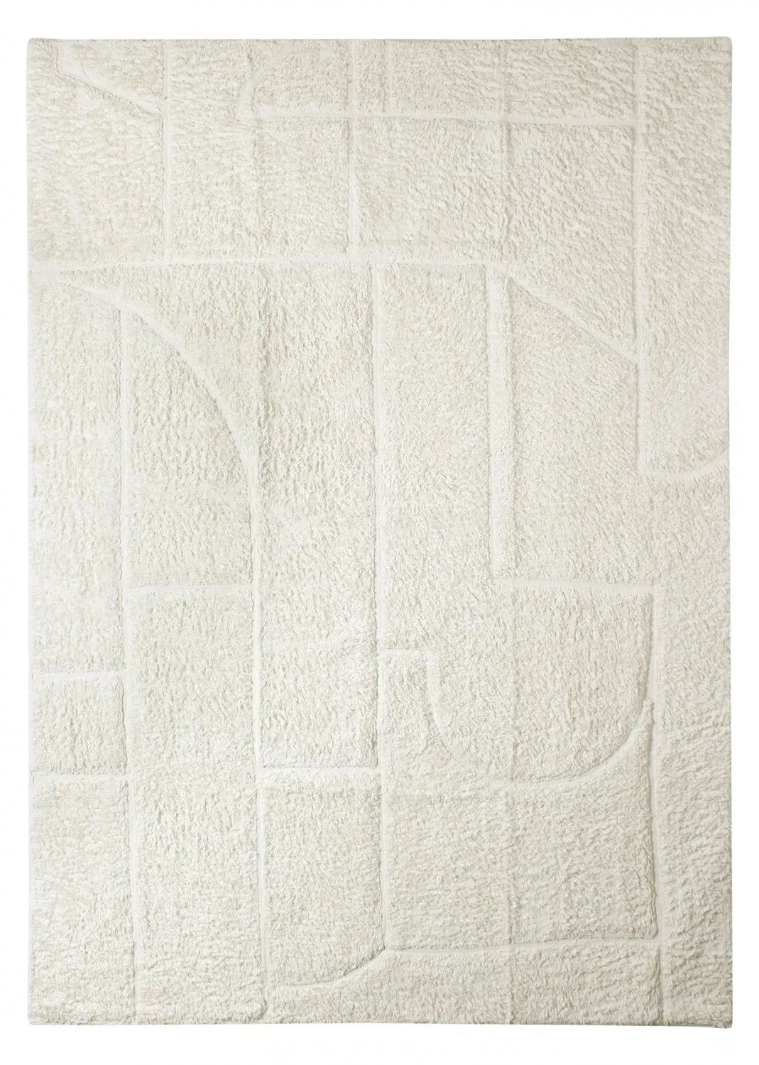 Ryamattor - Cremona Natural Cotton Shaggy (offwhite)