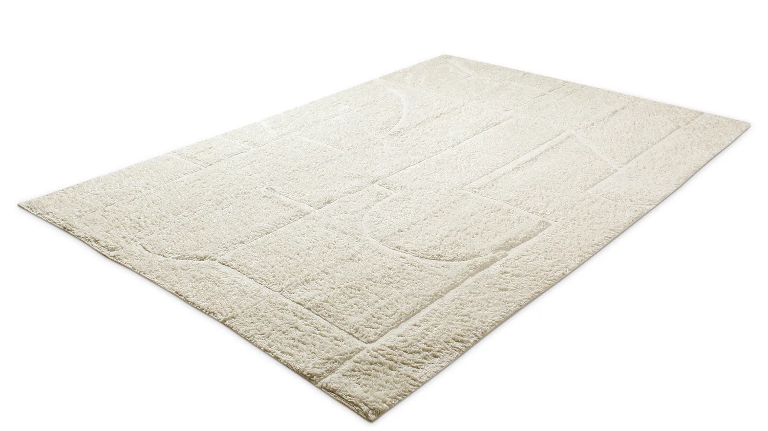 Ryamattor - Cremona Natural Cotton Shaggy (offwhite)