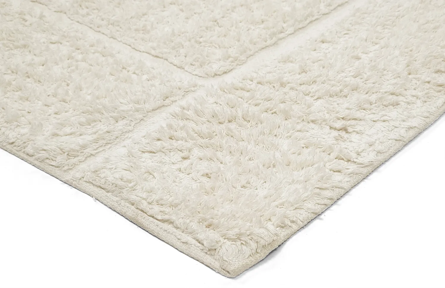 Ryamattor - Cremona Natural Cotton Shaggy (offwhite)