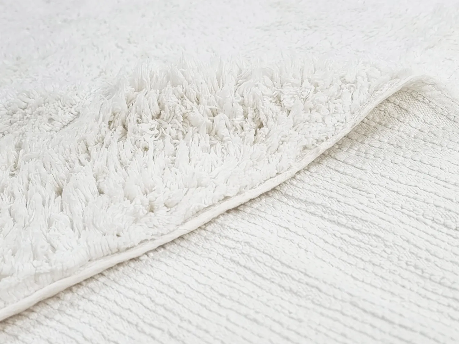 Ryamattor - Ebba Natural Cotton Shaggy (offwhite)