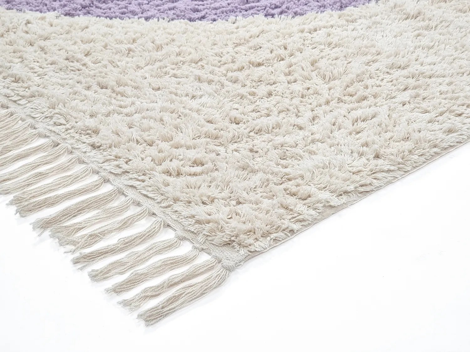 Ryamattor - Londa Natural Cotton Shaggy (multi)