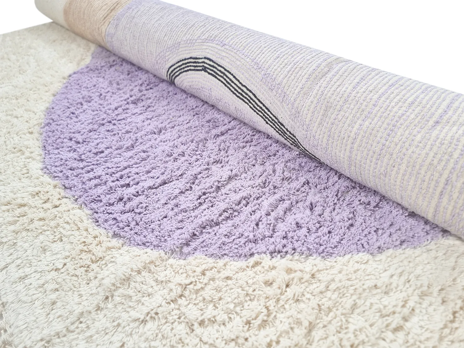 Ryamattor - Londa Natural Cotton Shaggy (multi)