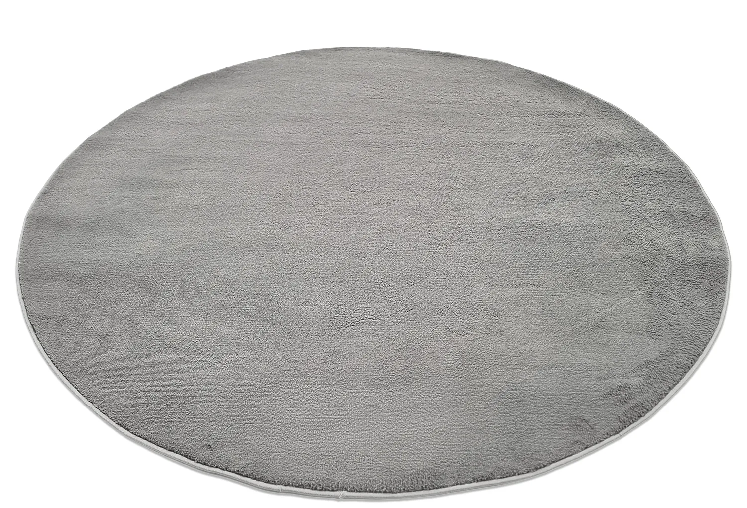 Rund matta - Vevila (grå)