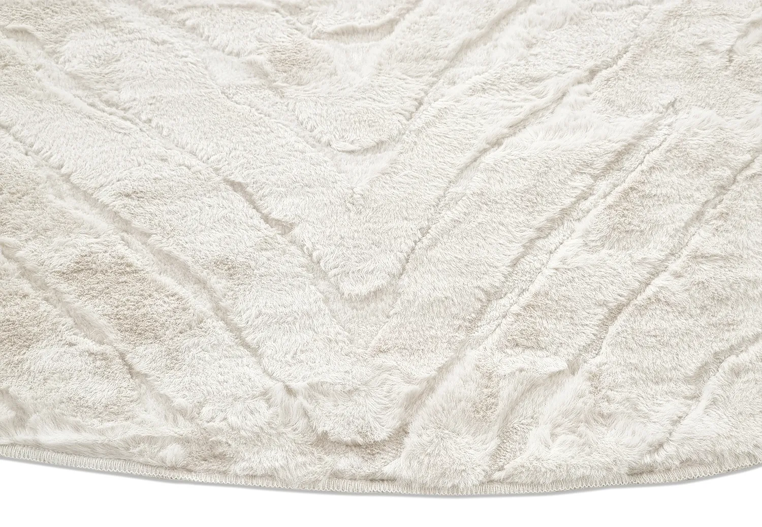 Rund matta - Wren (offwhite)