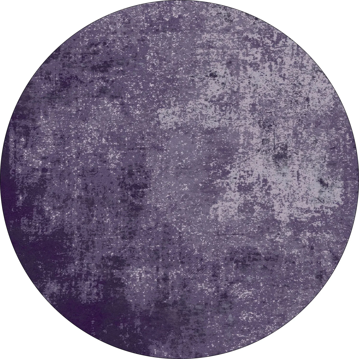 Rund matta - Lynton (lila)