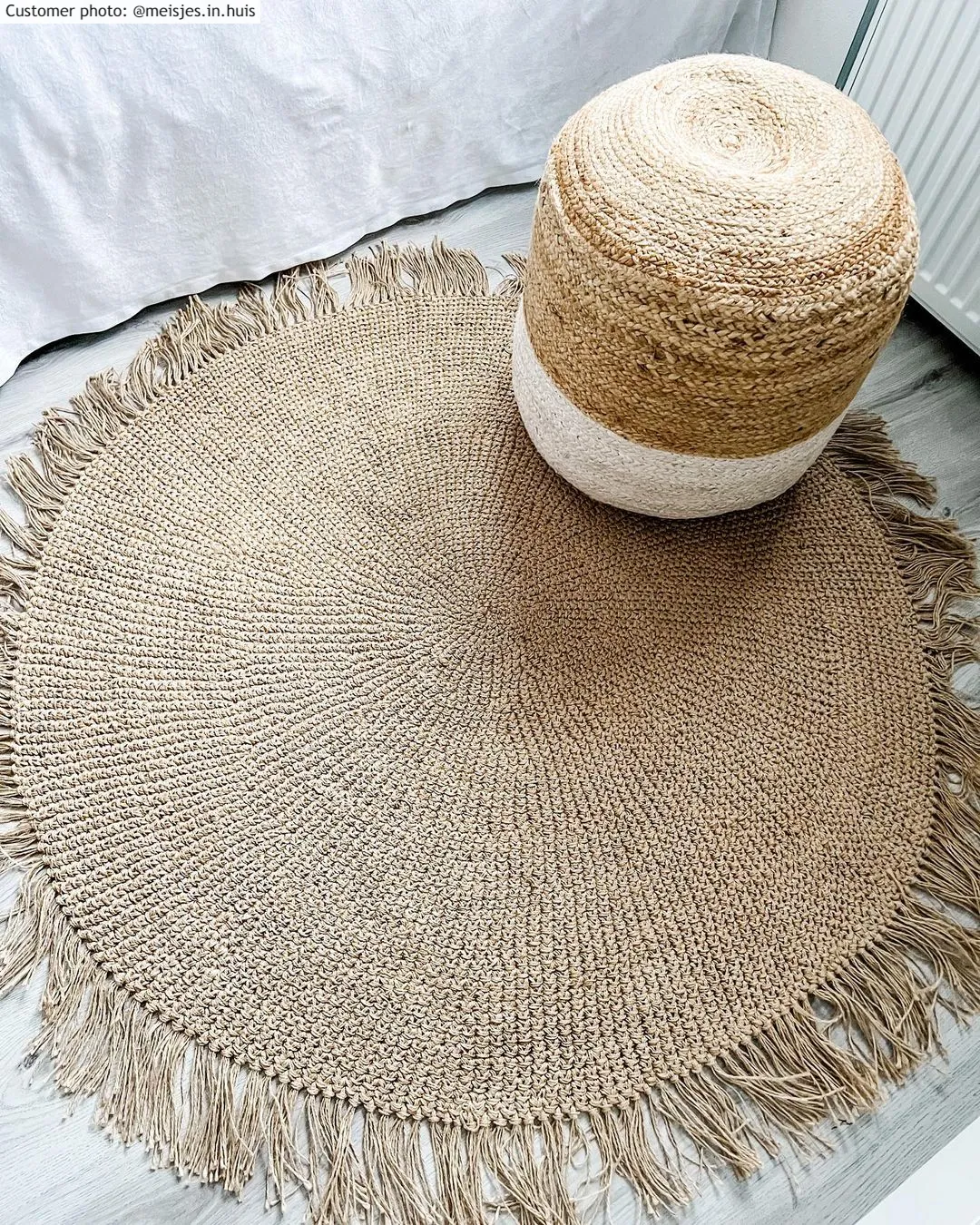 Runda mattor - Medina (jute)