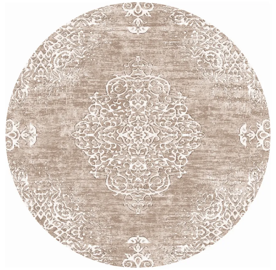 Rund matta - Milazzo (beige)