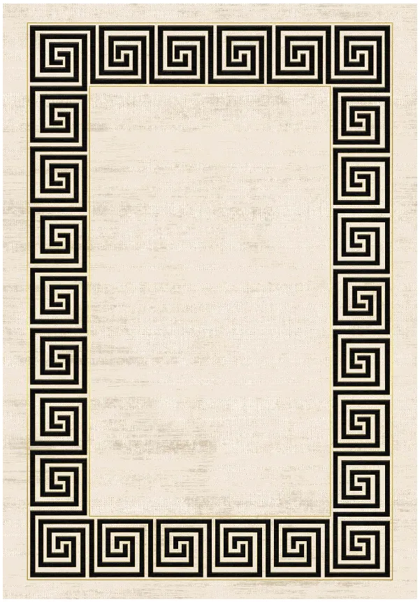 Wiltonmatta - Mytos (beige/svart)