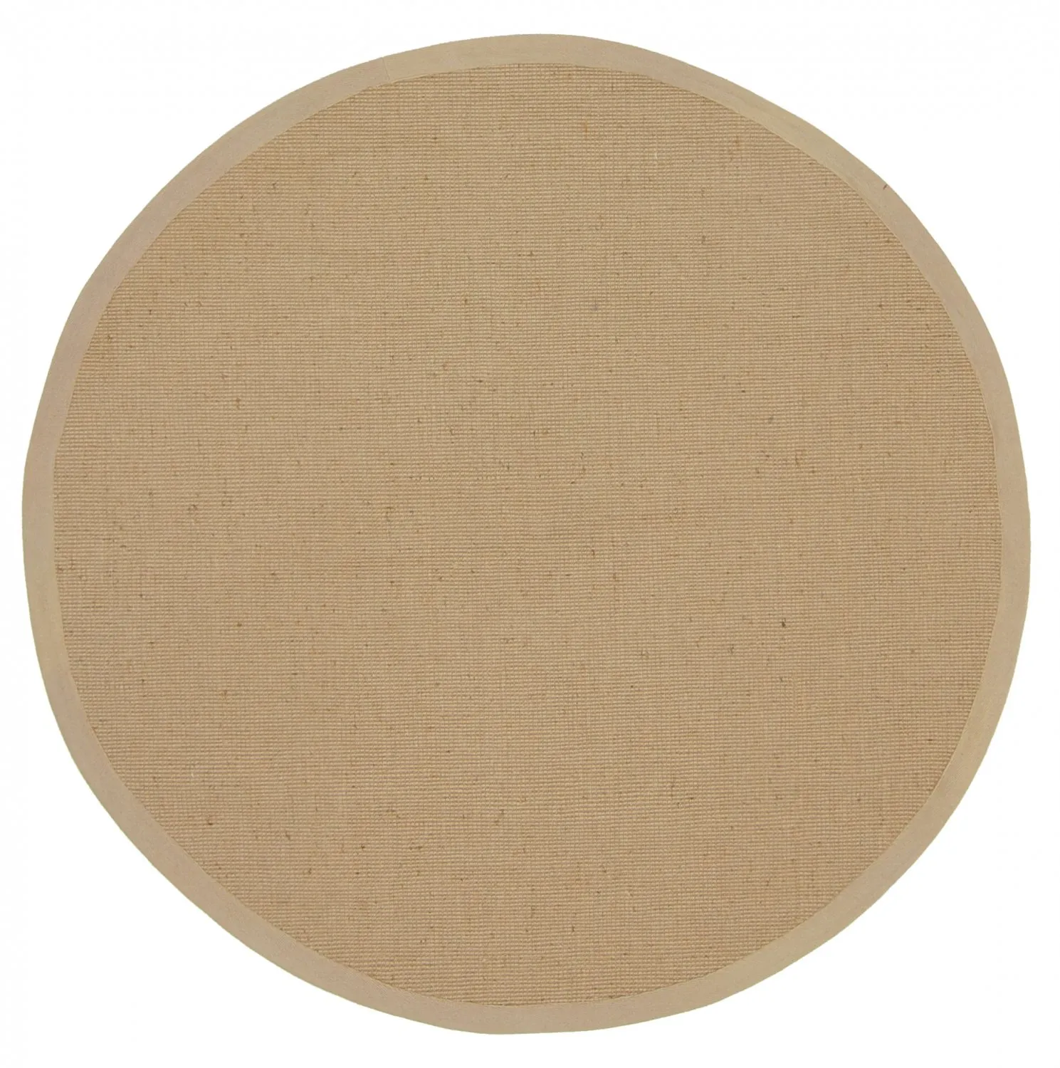 Rund matta (sisal) - Agave (beige/elfenben)