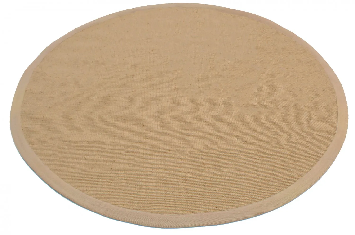 Rund matta (sisal) - Agave (beige/elfenben)
