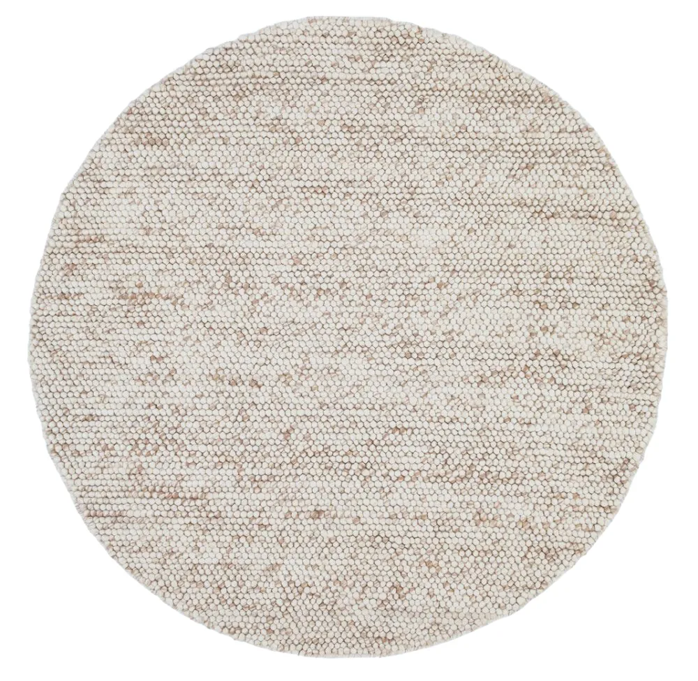Rund matta - Avafors Wool Bubble (natural)