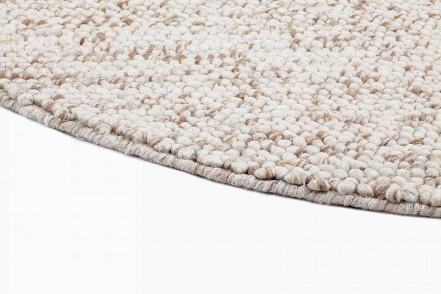 Rund matta - Avafors Wool Bubble (natural)