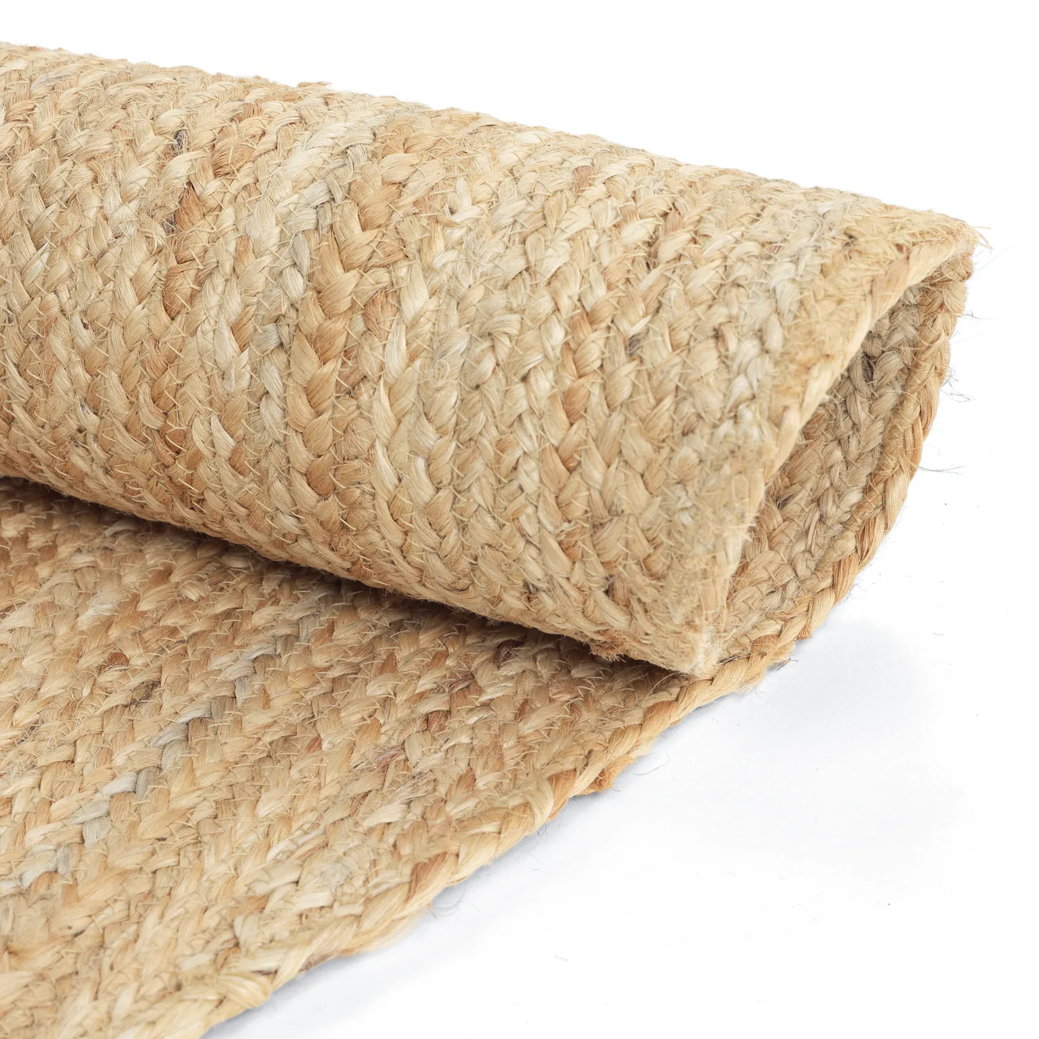 Oregelbundet rund jutematta - Flätan (jute)