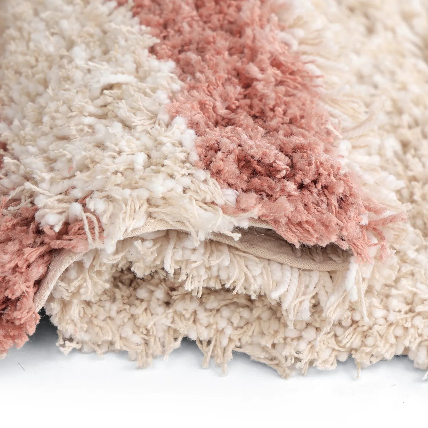 Oval matta - Tropea Natural Cotton Shaggy (multi)