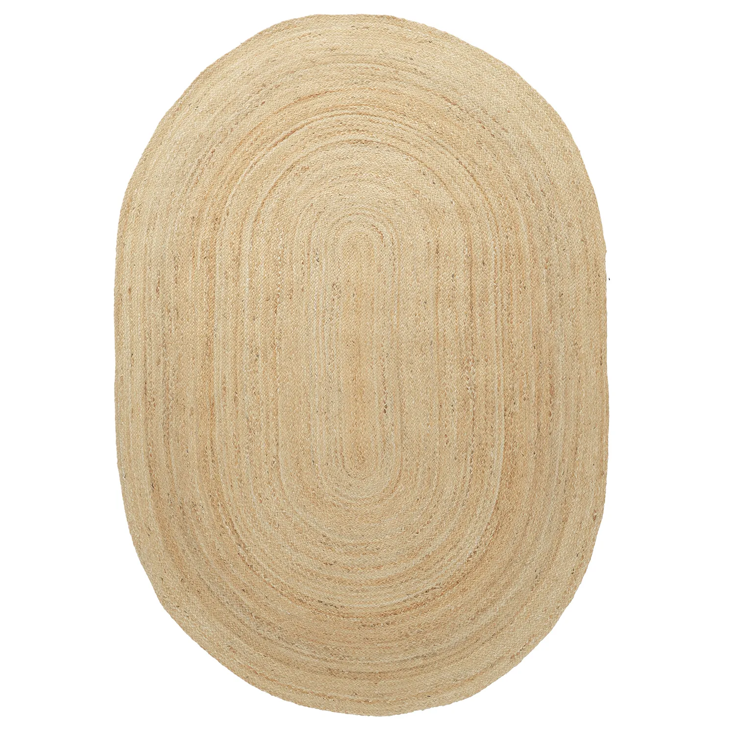 Oval jutematta - Flätan (jute)