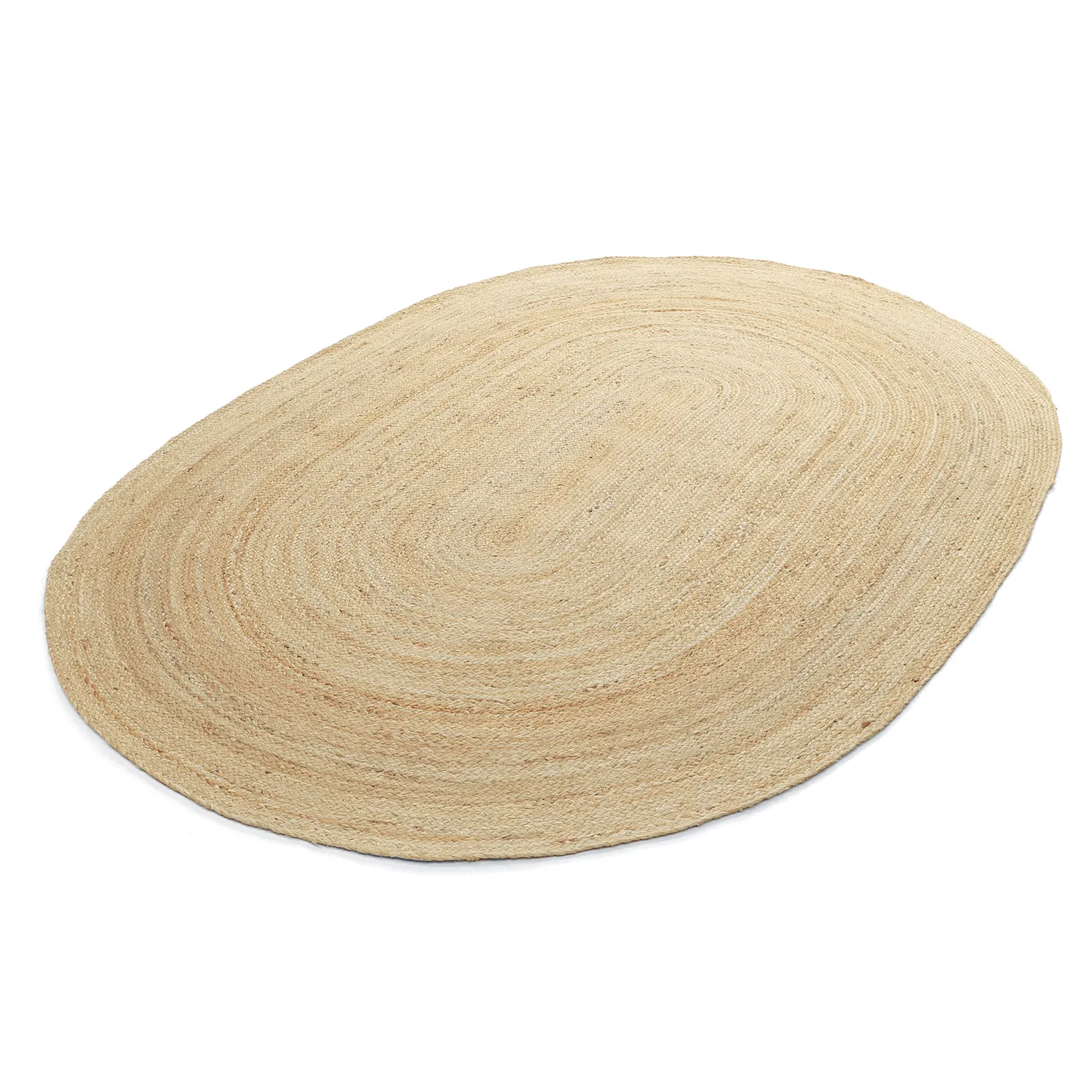 Oval jutematta - Flätan (jute)