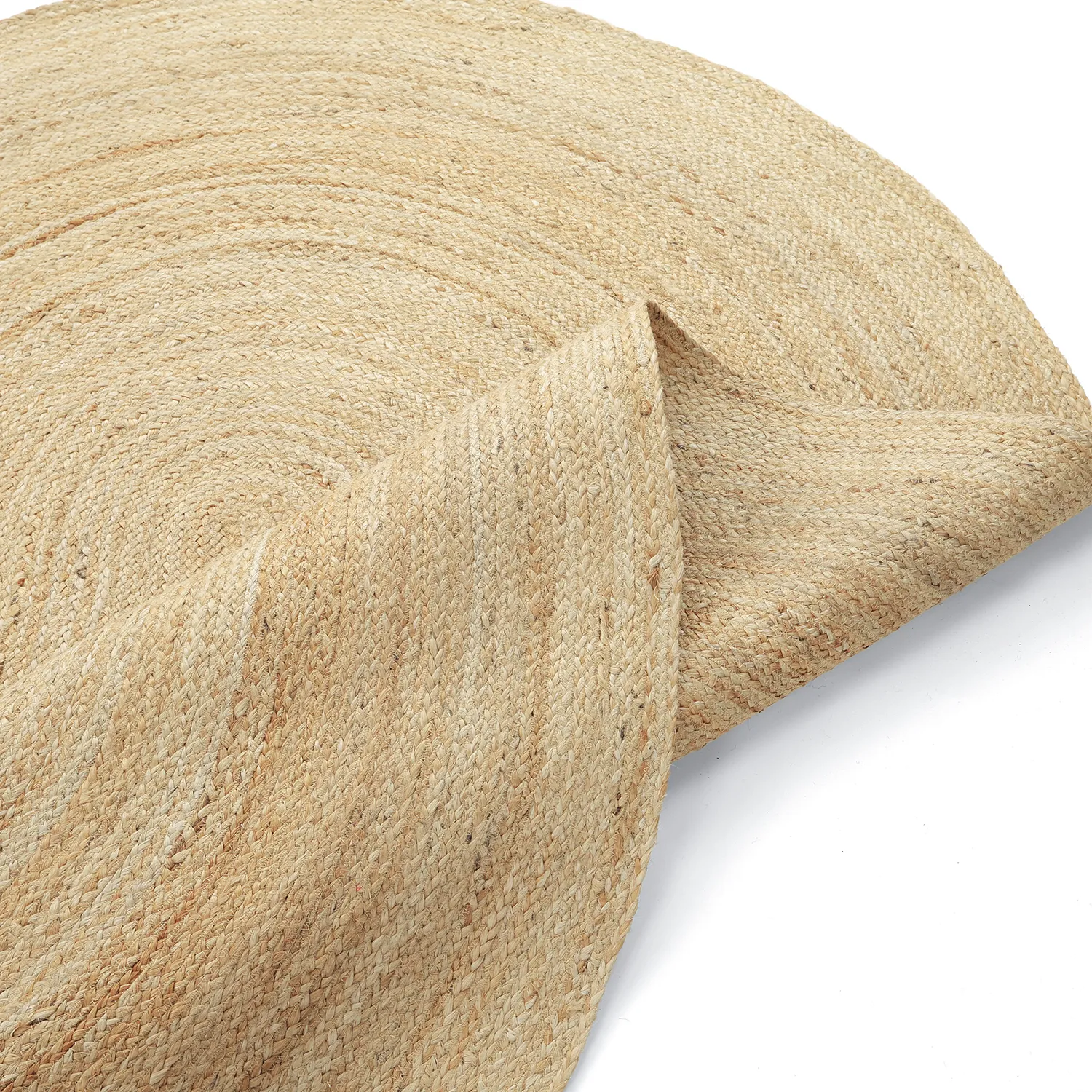 Oval jutematta - Flätan (jute)