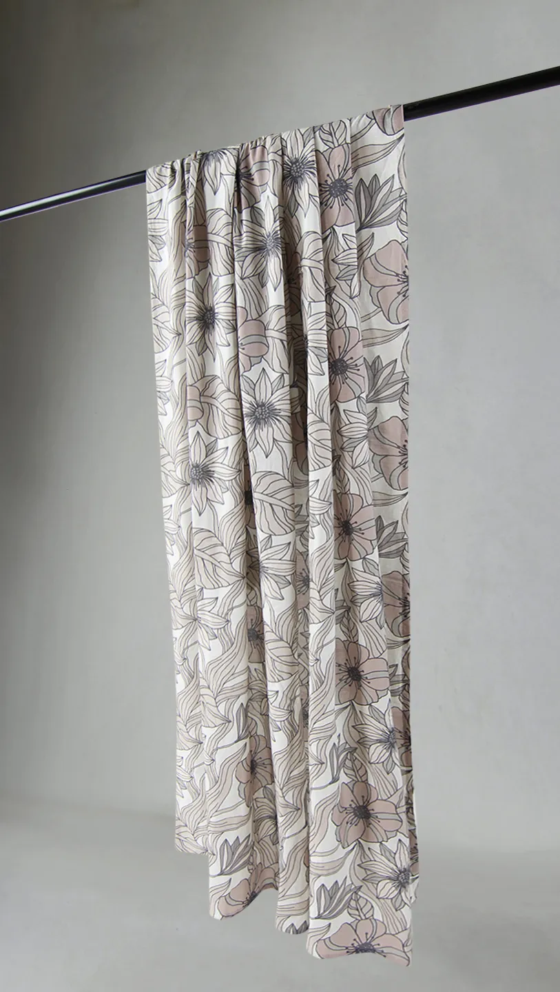 Gardiner - Bomullsgardin Aurelia (beige)