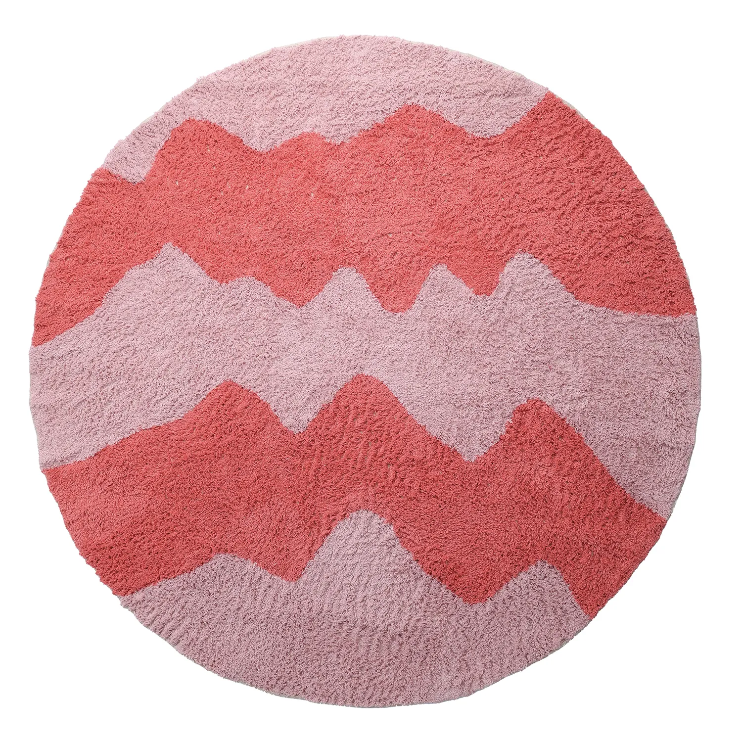Ryamattor - Amira Natural Cotton Shaggy (rosa)