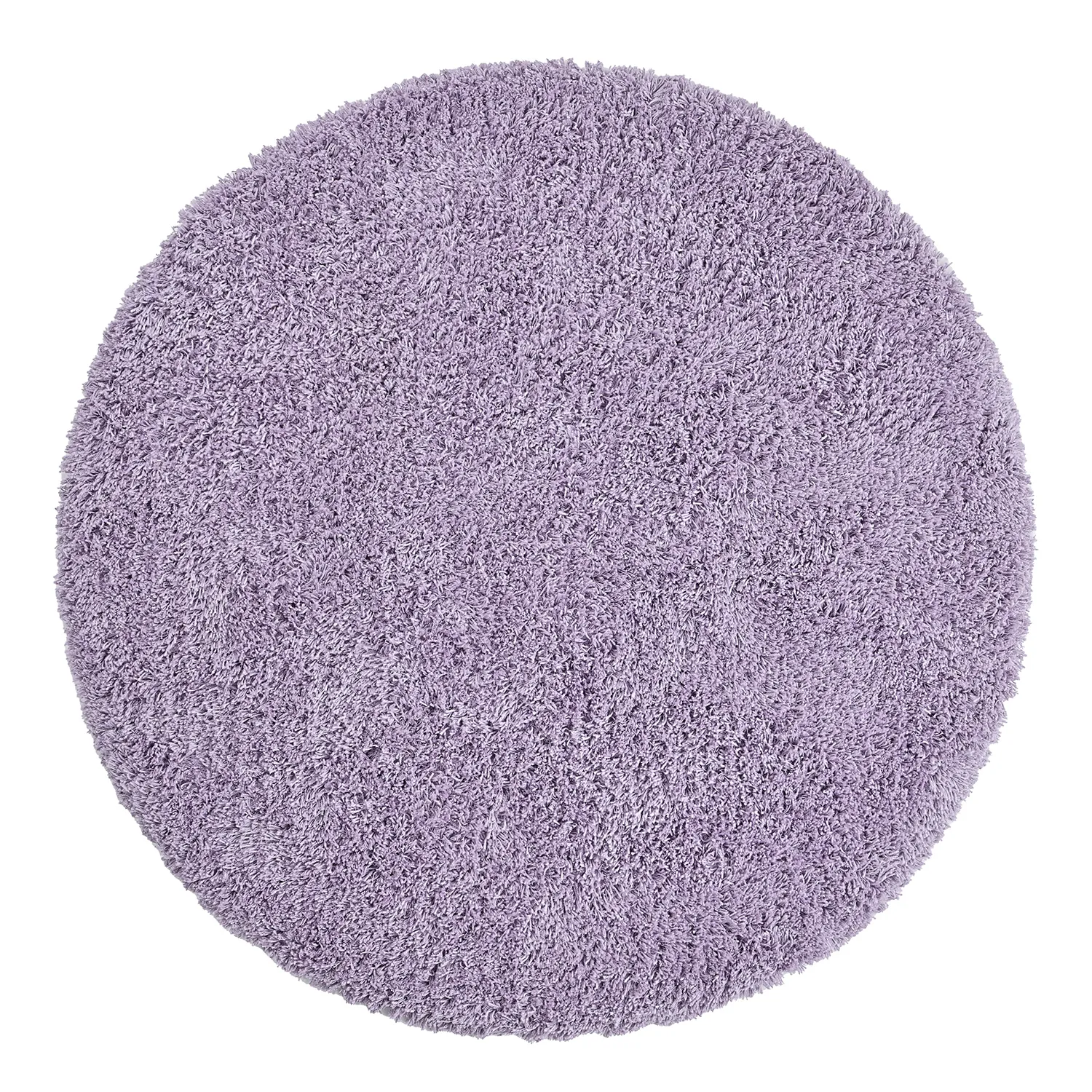 Rund matta - Combarro Solid Cotton Shaggy (ljuslila)