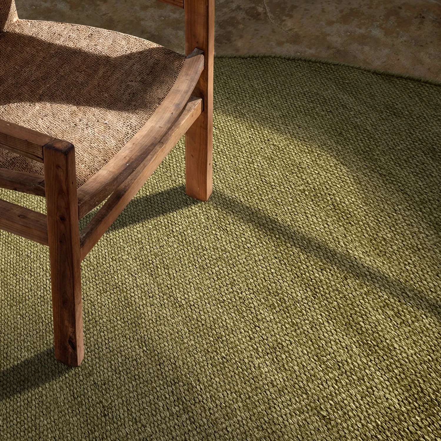 Rund matta - Hamilton (moss green)