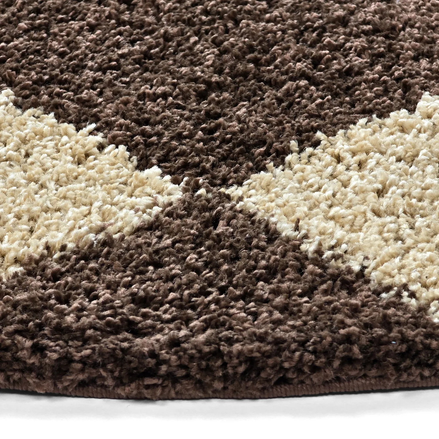Runda mattor - Albi (brun/beige)