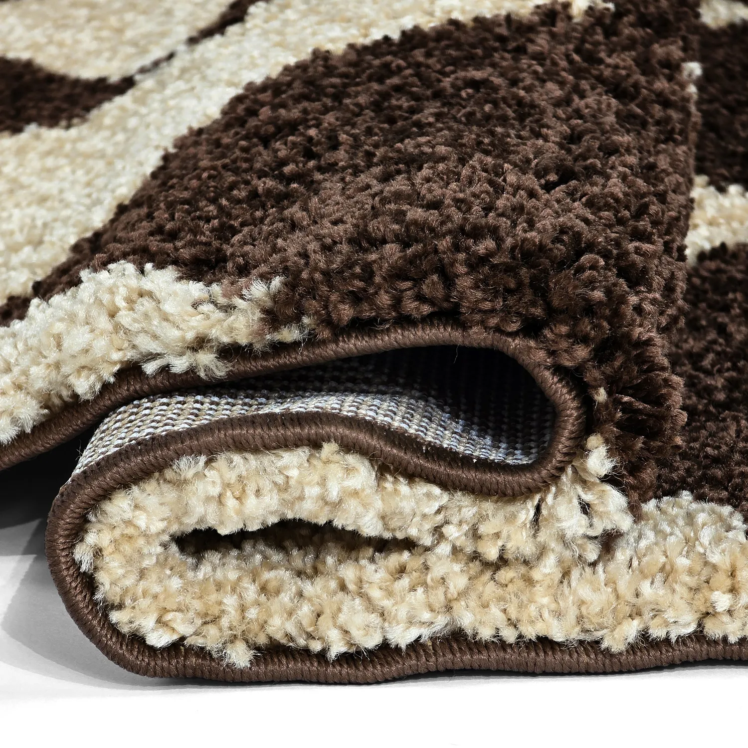 Runda mattor - Albi (brun/beige)