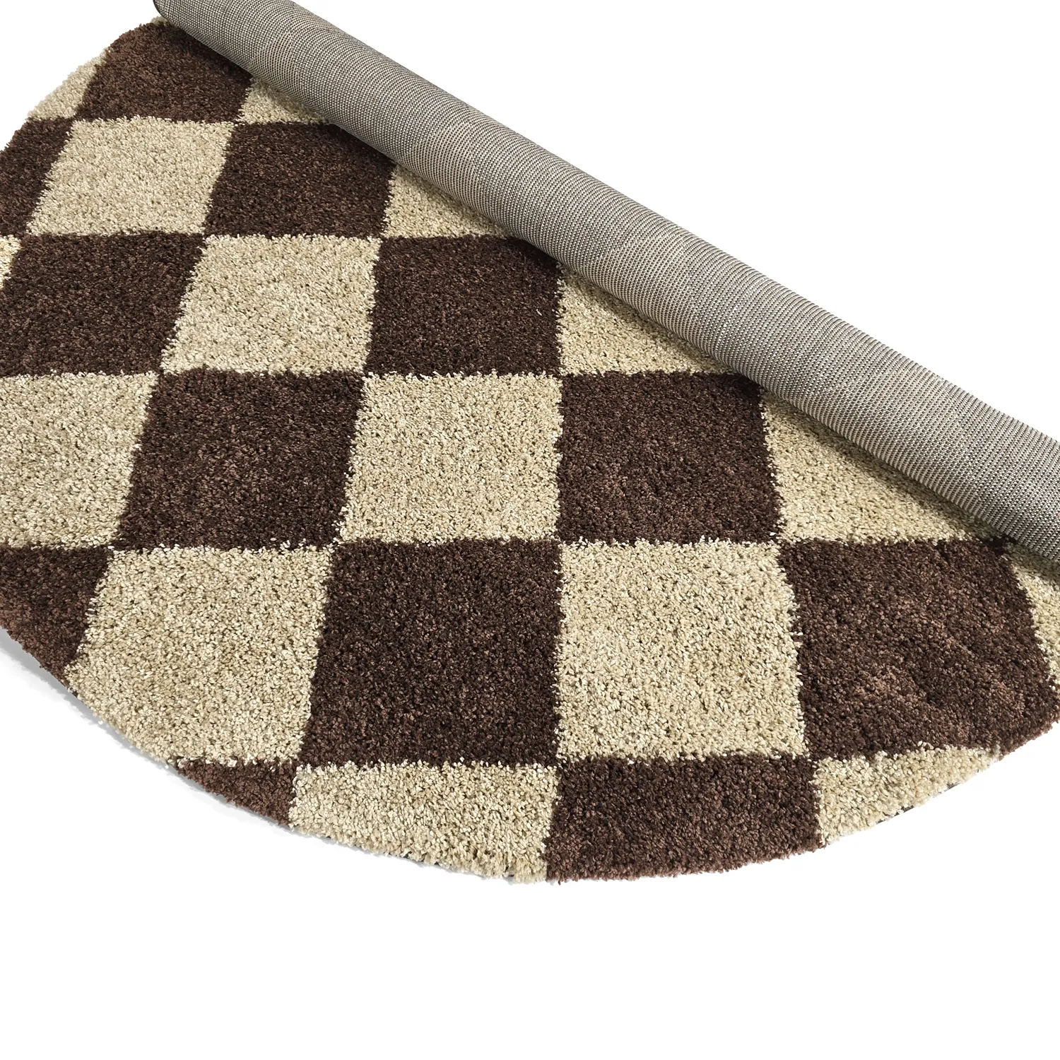 Runda mattor - Albi (brun/beige)